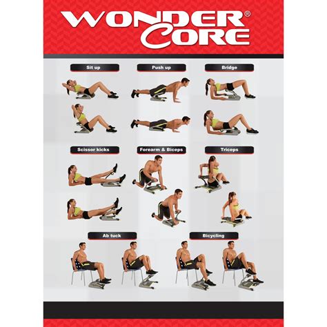 wonder core|wonder core exercise guide.